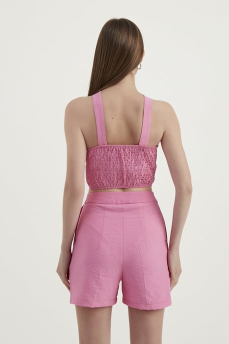 Halter Cut Out Crop Top - Image 4