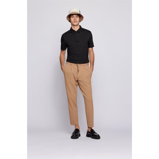Men's Boss 30 Polo Shirt in Black 001 - Image 3