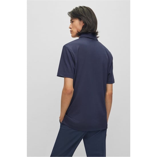 Men's Boss 30 Polo Shirt in Dark Blue - Image 3