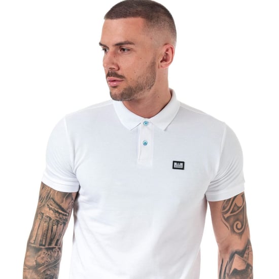 Men's Weekend Offender Polo Shirt in White - Image 2