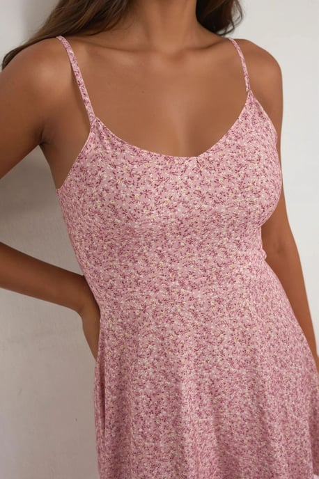 Bloemenpatroon Mini Jurk - Image 5