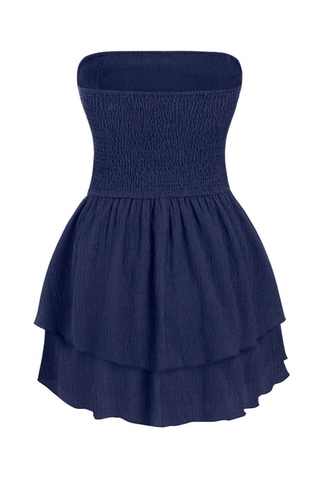 Strapless Rimpel Mini-jurk - Image 4