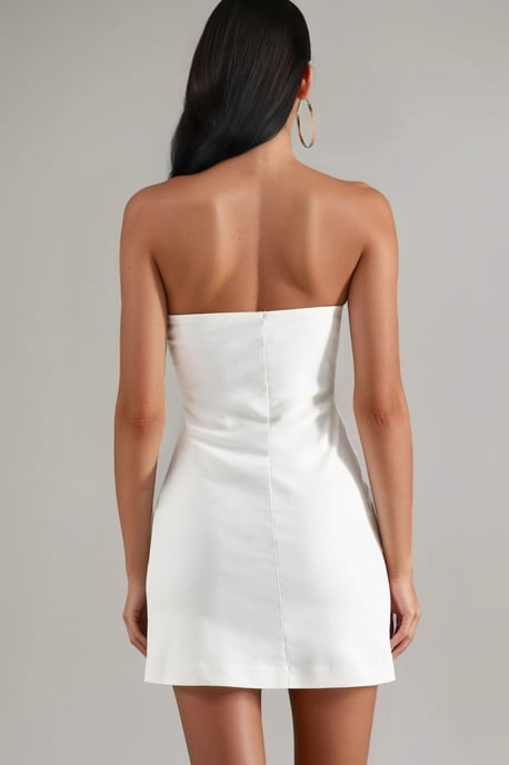 Strapless Mini Dress - Image 4