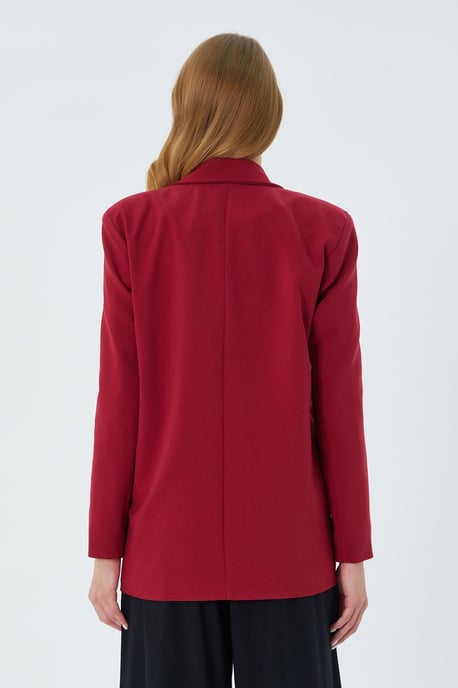 Long Sleeve Buttoned Blazer - Image 5