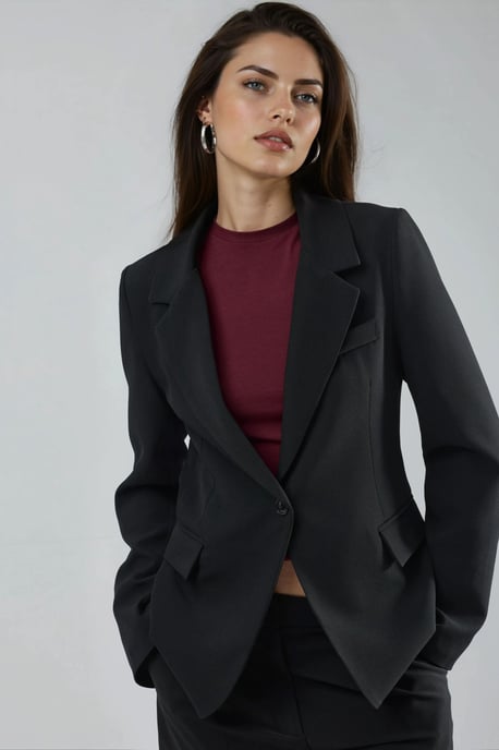 Slim Fit Blazer Jacket - Image 1
