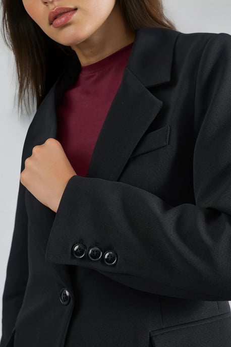 Slim Fit Blazer Jacket - Image 3