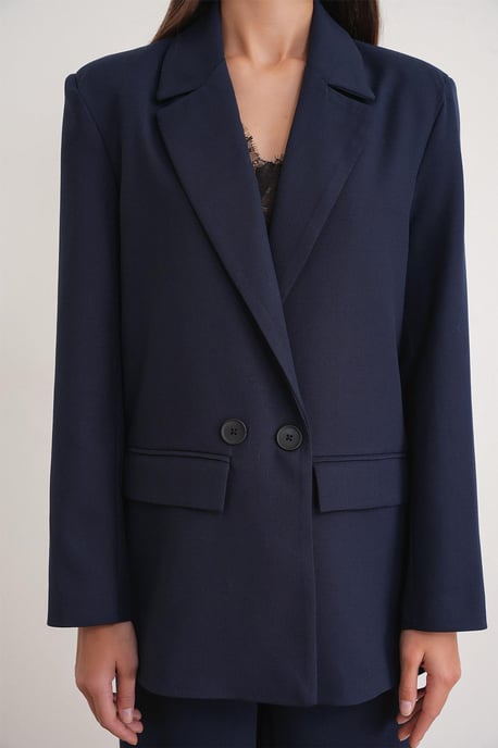 Langarmige Gekoofde Blazer - Image 5