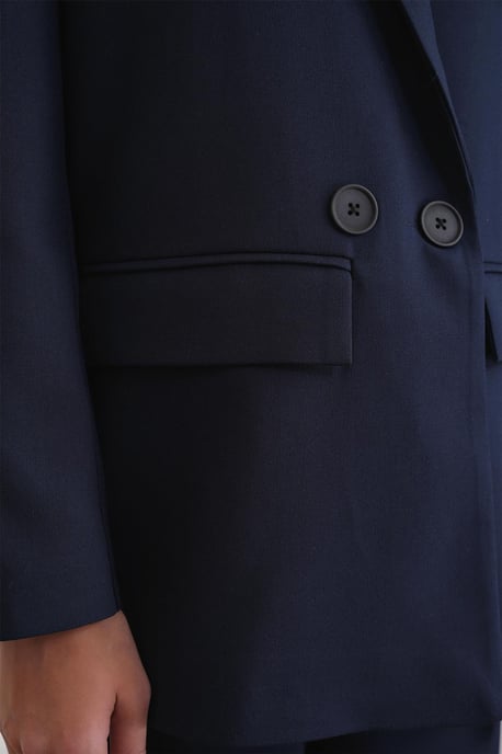 Langarmige Gekoofde Blazer - Image 6