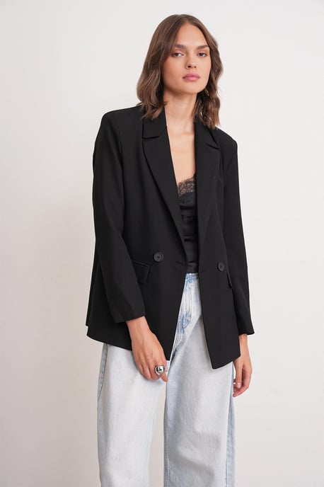 Langemouwen Geknoopte Blazer - Image 3