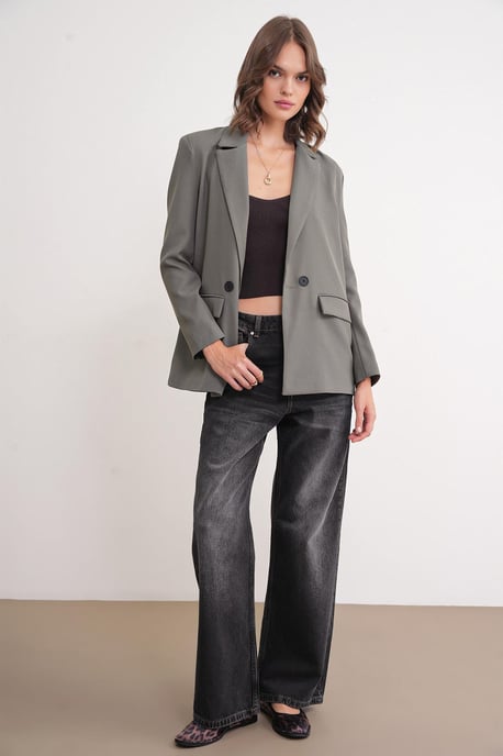 Lange mouw, knoopblazer - Image 3