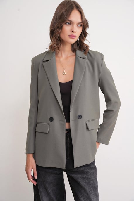 Lange mouw, knoopblazer - Image 4