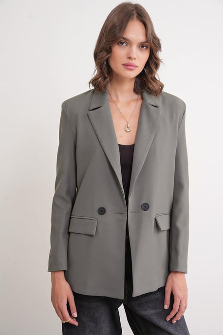 Lange mouw, knoopblazer - Image 5