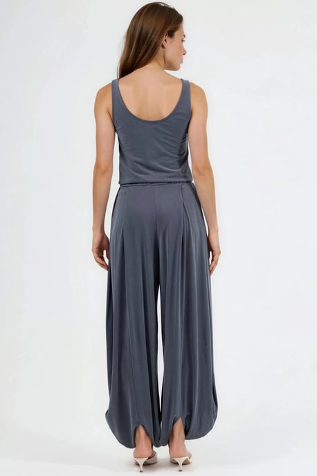 Pleated Modal Jumpsuit - Image 4