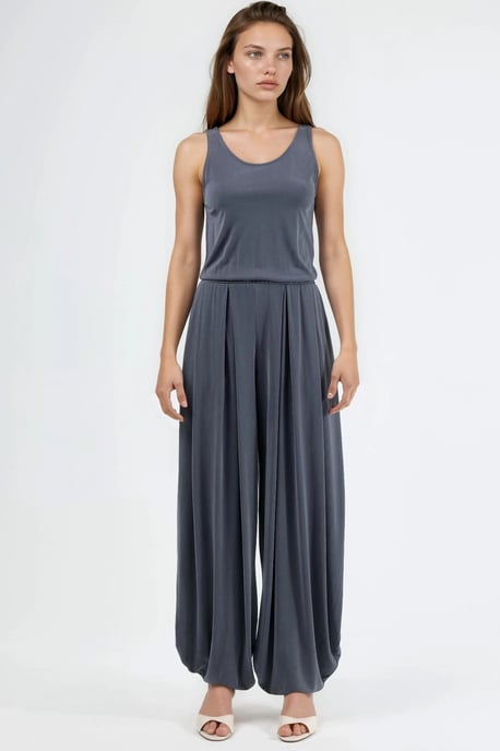Pleated Modal Jumpsuit - Image 6