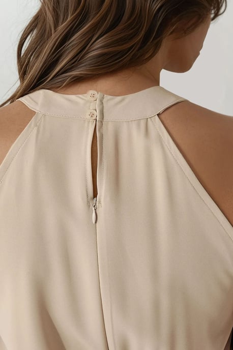 Wide Leg Halter Neck Jumpsuit - Image 6