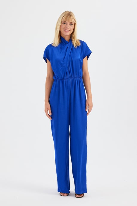 Hoge Hals Sweater Jumpsuit met een Voorkant Detail - Image 3