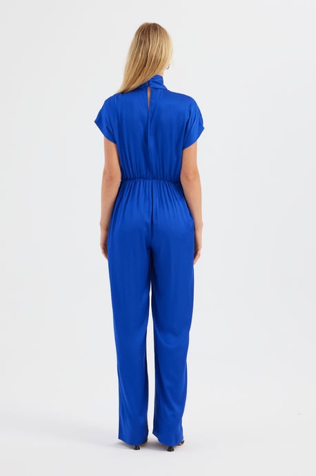 Hoge Hals Sweater Jumpsuit met een Voorkant Detail - Image 5