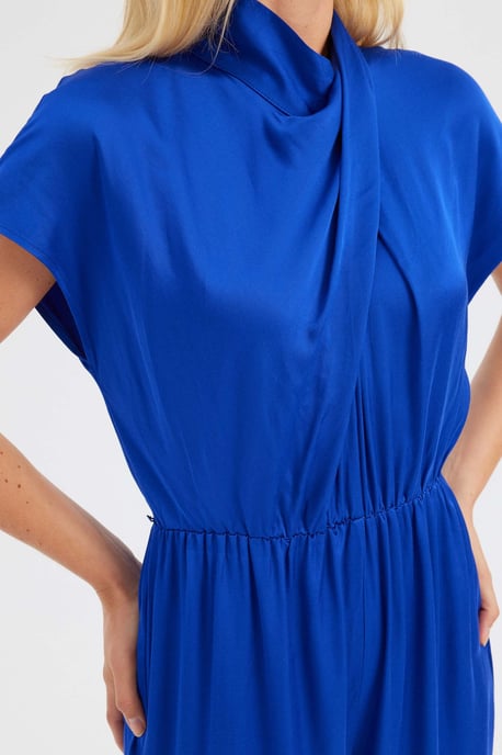Hoge Hals Sweater Jumpsuit met een Voorkant Detail - Image 6
