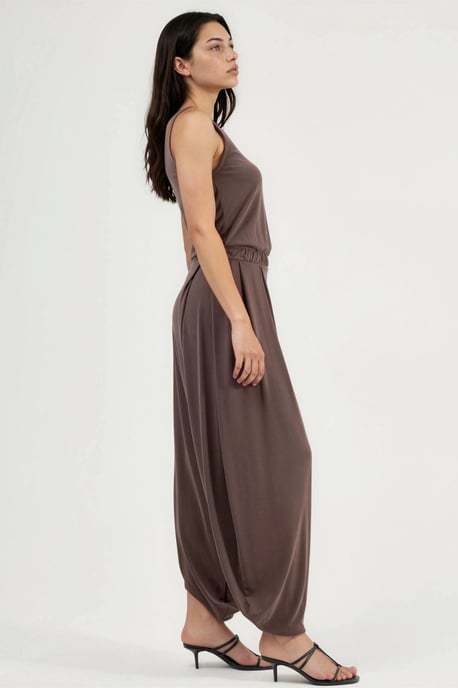 Pleated Modal Jumpsuit - Image 3