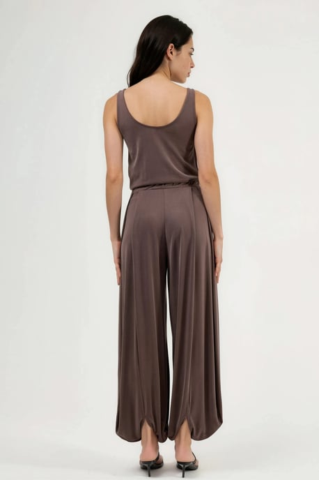 Pleated Modal Jumpsuit - Image 4