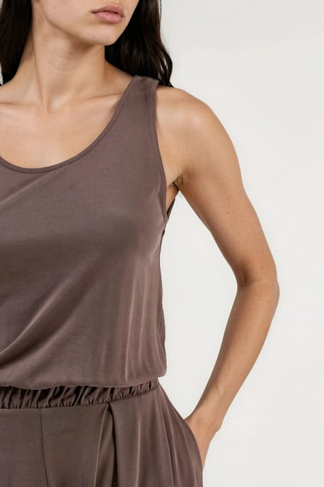 Pleated Modal Jumpsuit - Image 5