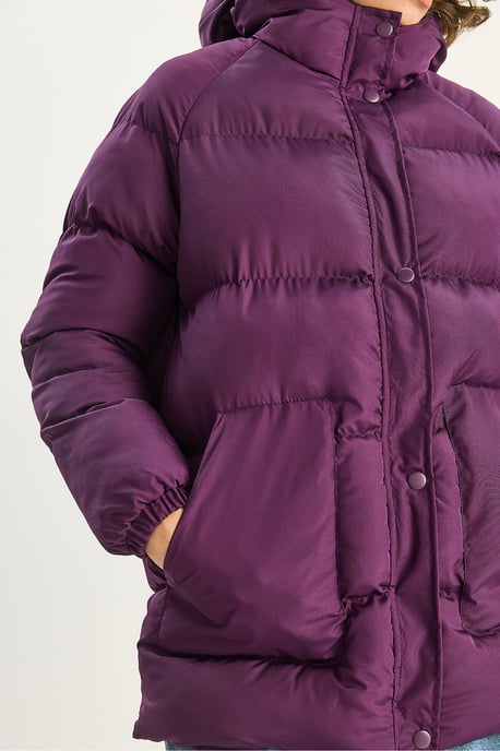 Hooded Puffer Down Coat - Image 4