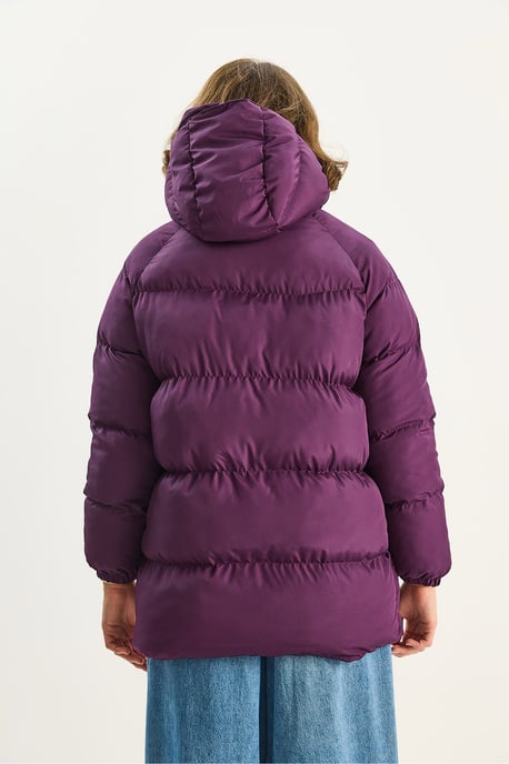 Hooded Puffer Down Coat - Image 5
