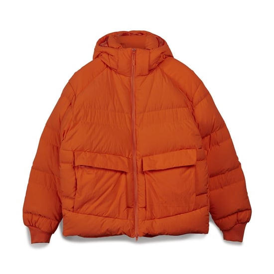 Men's adidas Cl Puffy Jacket in Orange - Image 1