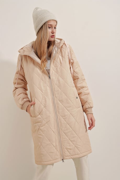 Huvtröja Oversized Lång Puffer Dunjacka - Image 1