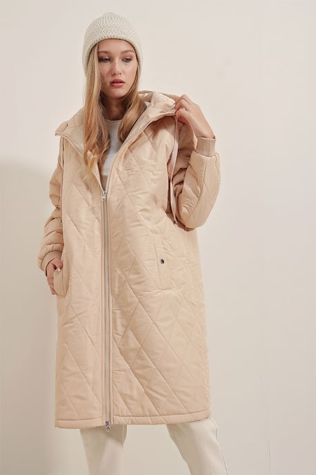 Huvtröja Oversized Lång Puffer Dunjacka - Image 2