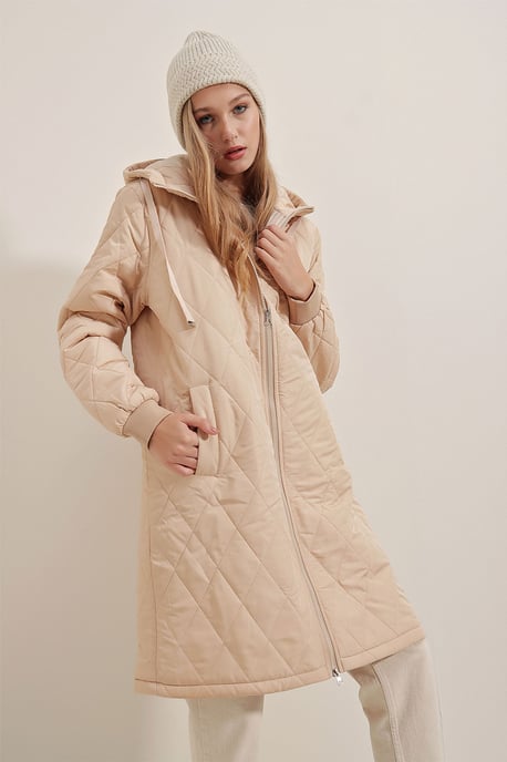 Huvtröja Oversized Lång Puffer Dunjacka - Image 3