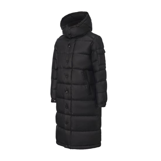 Women's Firetrap Long Puffer in Black - Image 1