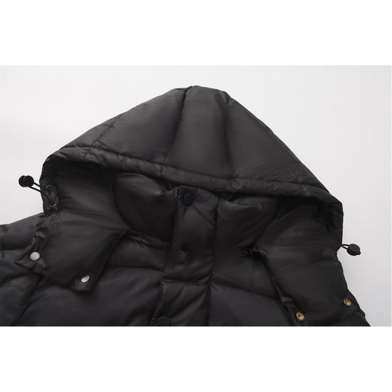 Women's Firetrap Long Puffer in Black - Image 3