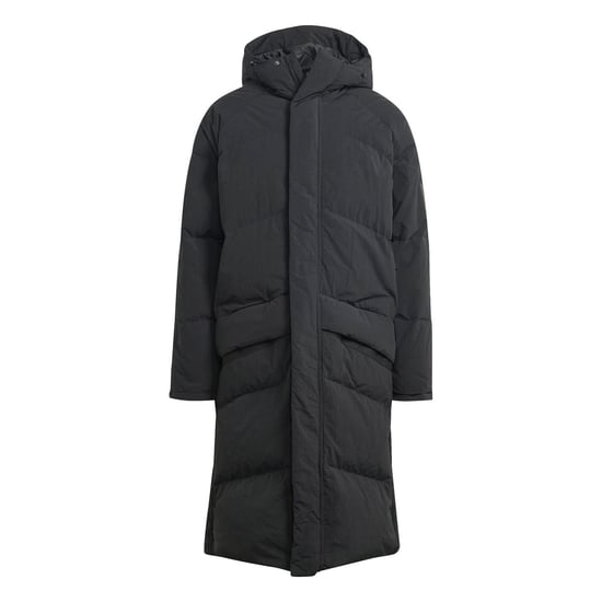 Men's adidas Big Baffle Puffer Jacket in Black - Image 1