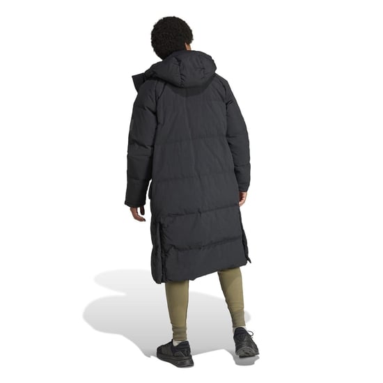Men's adidas Big Baffle Puffer Jacket in Black - Image 3