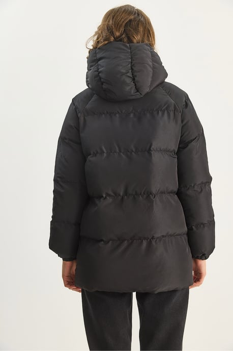 Hooded Puffer Down Coat - Image 6