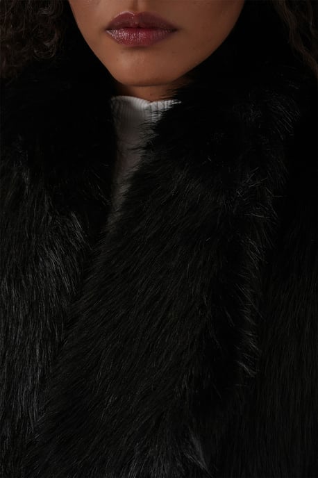 Mouflon Fur Sjaalkraag Vest - Image 5