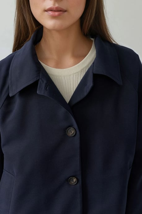 Gekleed Ruit Motief Voering Jacket met Knopsluiting - Image 6