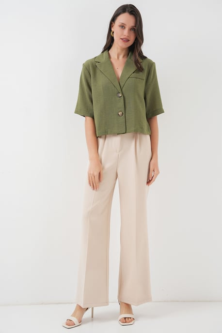 Geknopt Korte Blouse - Image 2