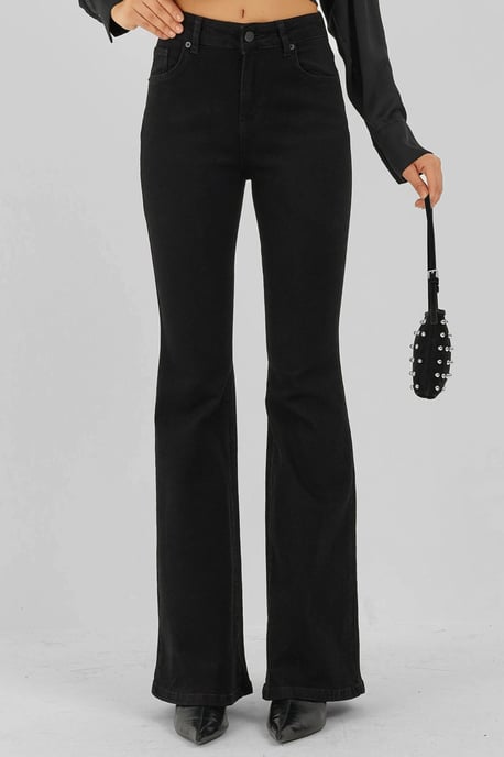 High Waist Flare Jeans - Image 1