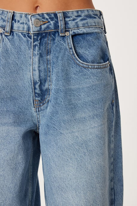 Höga midja ballongjeans med stövelmanschett - Image 4