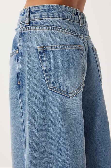 Höga midja ballongjeans med stövelmanschett - Image 5
