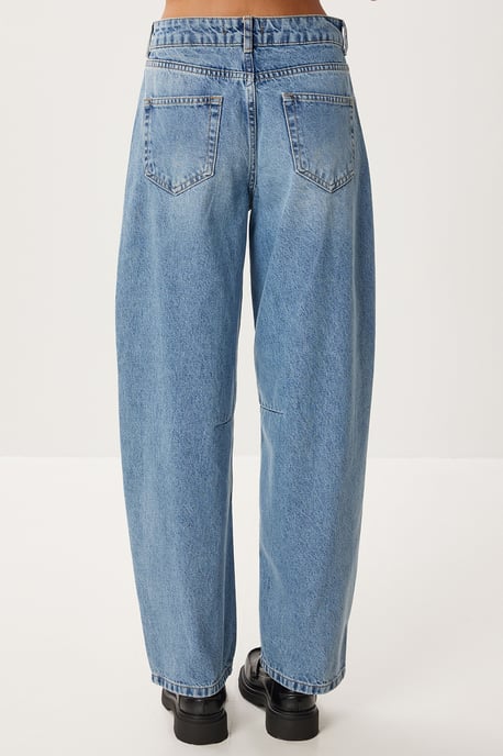 Höga midja ballongjeans med stövelmanschett - Image 6