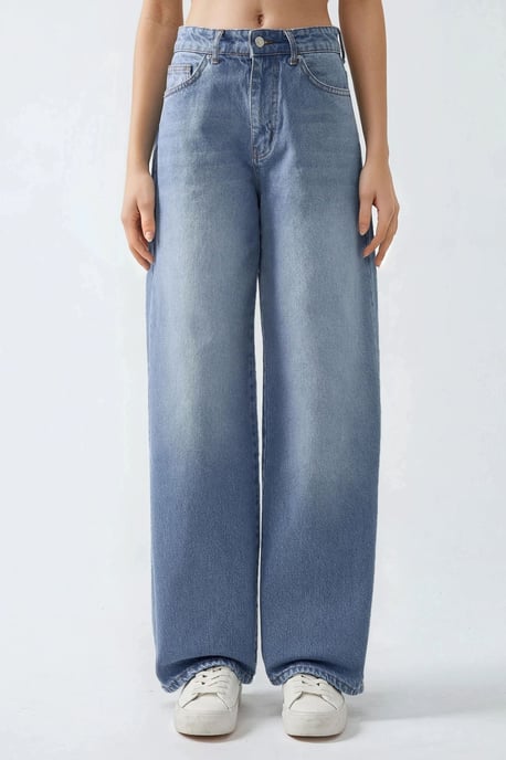 Baggy Fit Denim Jeans - Image 2