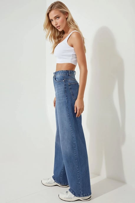 Baggy Fit Denim Jeans - Image 2