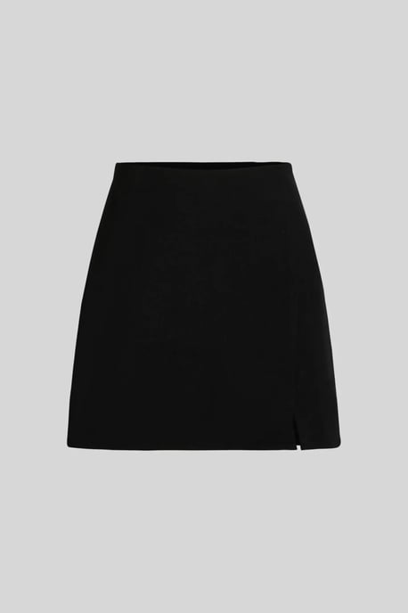 Hoge Taille Minirok met Split - Image 1