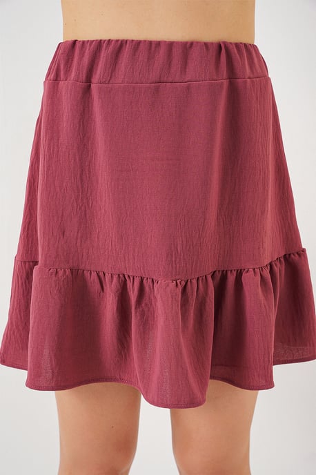 Textured Minirok met Voering - Image 5