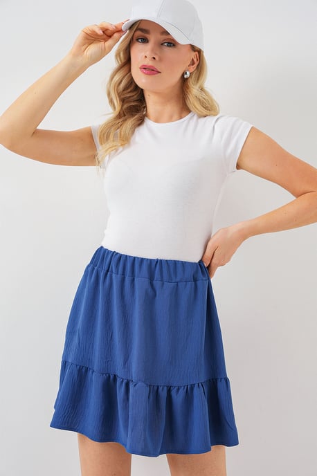 Textured Minirok met Voering - Image 1