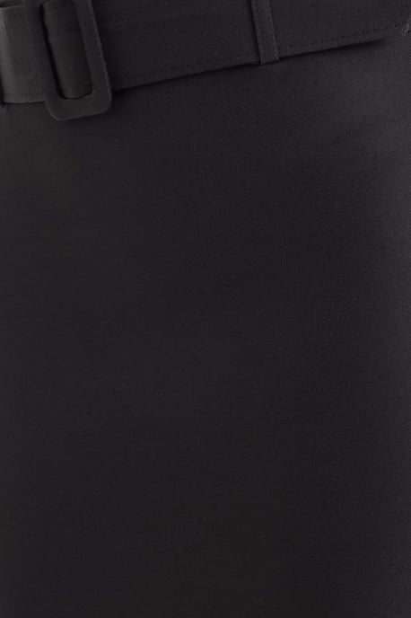 Hoge Taille Minirok met Een Ceintuur Detail - Image 4