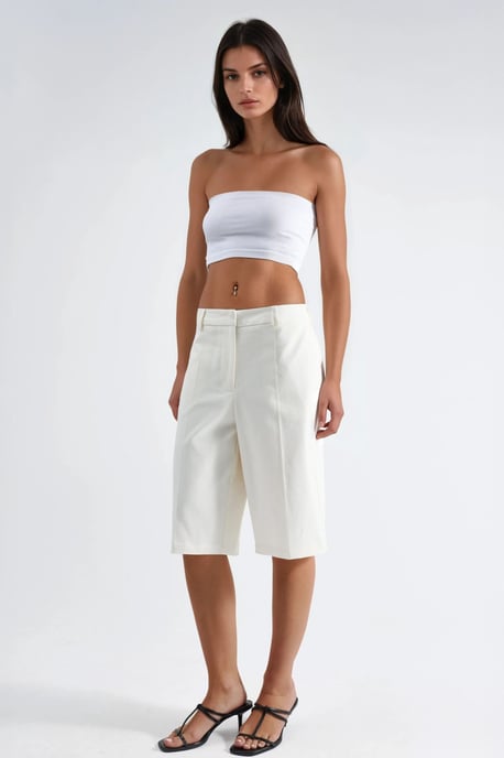 Rechtaf lopende Bermuda Shorts (zonder Ceintuur) - Image 6